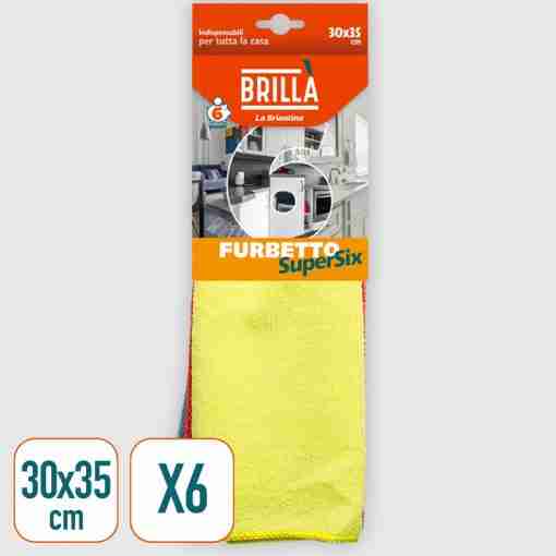 Panni Furbetto Supersix 6pz 30x35 Cm