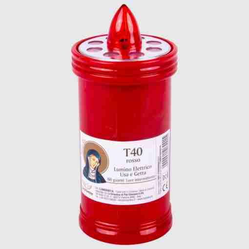 Lumino T40 Rosso 60 Gg Elettrico