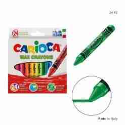 Carioca Pastelli Cera 24pz Bl.