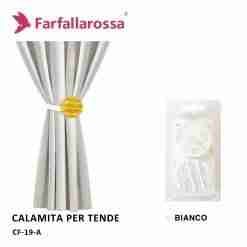 Calamita Per Tende Coppia Cf-19 Bianco