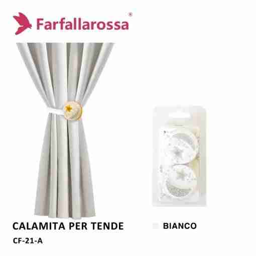 Calamita Per Tende Coppia Cf-21 Bianco