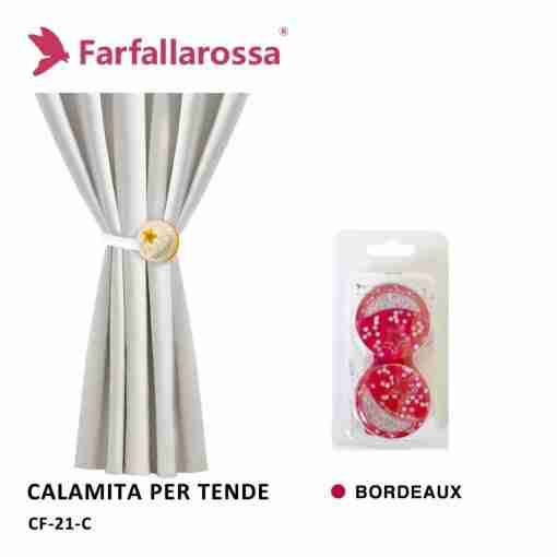 Calamita Per Tende Coppia Cf-21 Bordeaux