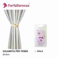 Calamita Per Tende Coppia Cf-21 Viola