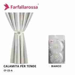 Calamita Per Tende Coppia Cf-22 Bianco