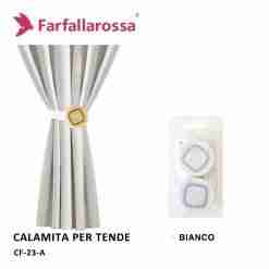 Calamita Per Tende Coppia Cf-23 Bianco