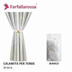 Calamita Per Tende Coppia Cf-31 Bianco