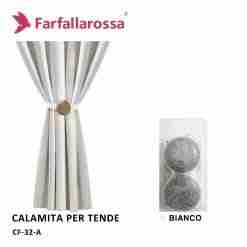 Calamita Per Tende Coppia Cf-32 Bianco