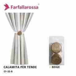 Calamita Per Tende Coppia Cf-32 Beige