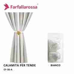 Calamita Per Tende Coppia Cf-36 Bianco