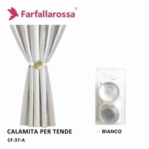 Calamita Per Tende Coppia Cf-37 Bianco