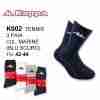 Kappa K002 Tris Calze Spugna Blu Tg.42-44