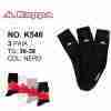 Kappa K546 Tris Calze Elasticizzato Nero Tg.36-38
