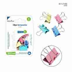 Pryma Clips Fermacarte 48x25mm 6pz Bl.