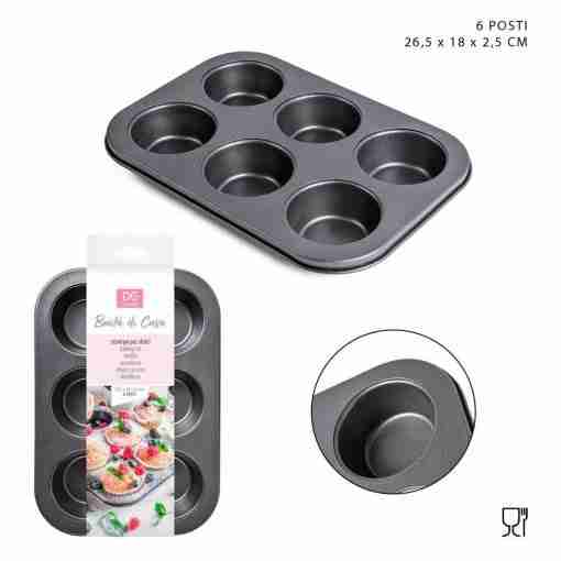Dc Casa L/Bonta Casa Stampo Dolci 6p 26.5x18.5x3cm