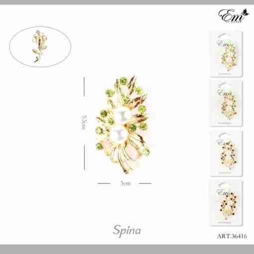 Spilla A Forma Di Foglia
