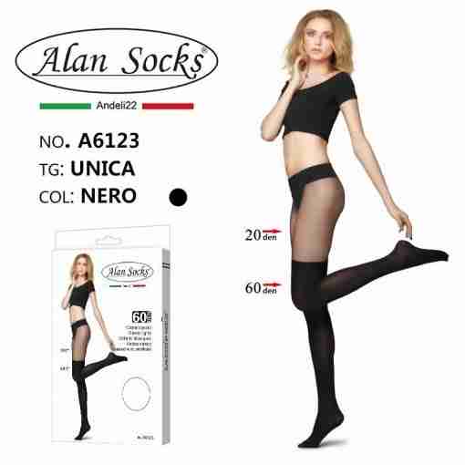 Alansocks 60 Den A6123 Collant Moda