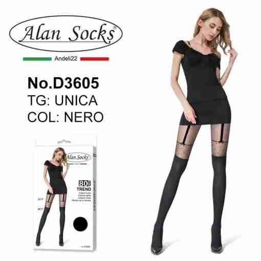 Alansocks 80 Den D3605 Collant Moda