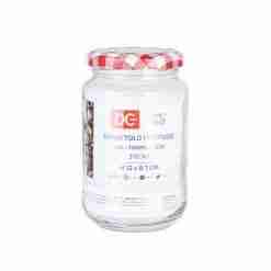 Dc Casa Barattolo Vetro C/Cop. 370ml D7xh12cm