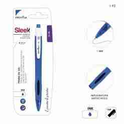 Pryma Penna Oil Gel Scatto Sleek 1mm Blu Bl.