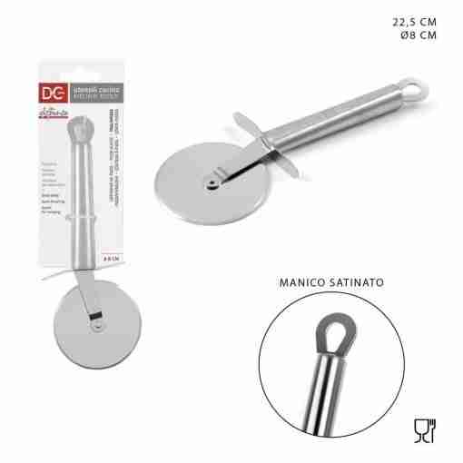 Dc Casa Tagliapizza Acc.Satinato  D8x22.5cm