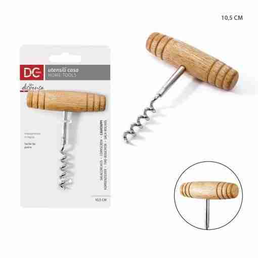 Dc Casa Cavatappi M/Legno 8.5x10.5x2.5cm