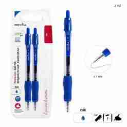 Pryma Penna Gel Scatto Quick Dry 0.7mm 2pz Blu Bl.