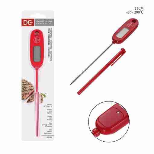 Dc Casa Termometro Alim.-30°/200°C 23x3.1x1.8cm