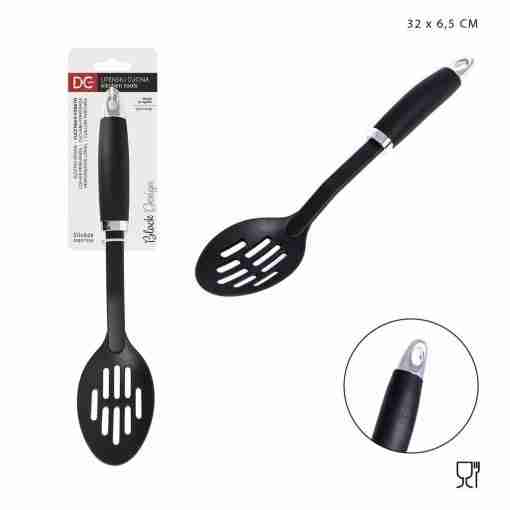 Dc Casa L/Black Cucchiaio Forato Nylon 32x6.5cm