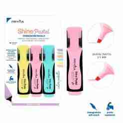 Pryma Evidenz.Shine P/Scalp.2/5mm 3pz Pastel G/R/B