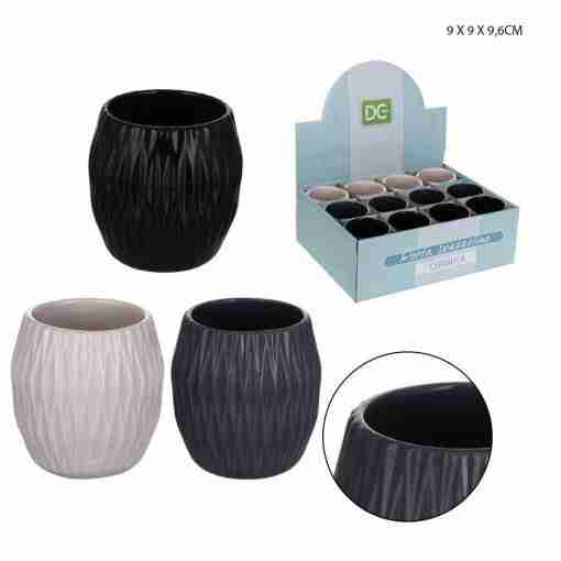 Dc Casa Bicchiere Ceramica 9x9x9.6cm