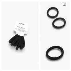 Melissa Elastico Capelli 14cm 6pz Nero