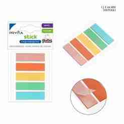 Pryma Stick Segnapag. 12x44mm 100ff 5pz Pastel Bl.