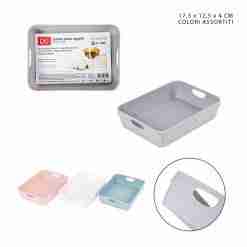 Dc Casa Cestino M/Uso Plastica 17.3x12.5x4cm