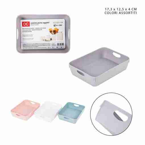 Dc Casa Cestino M/Uso Plastica 17.3x12.5x4cm