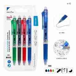 Pryma Penna Cancell.Scatto 0.7mm 4pz Bl.