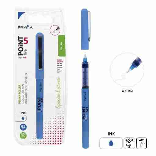 Pryma Penna Roller Point 5 0.5mm Blu Bl.