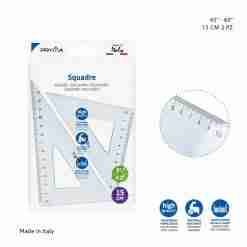 Pryma Squadra Coppia 45/60° 15cm 2pz Bl.
