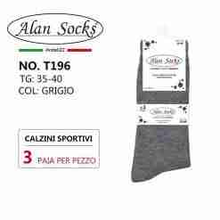 Alansocks Calzini Cotone Da Donna T196 Grigio