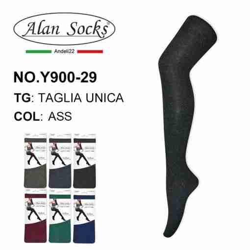Alansocks 120 Den Y900-29 Collant Moda