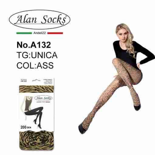 Alansocks 200 Den A132 Collant Moda