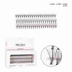 Melissa Ciglia Finte Indiv. 10-12-14mm 60pz Bl.