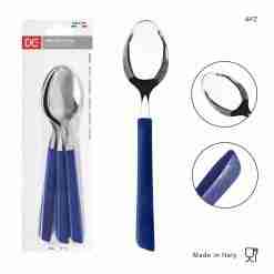 Dc Casa Cucchiaio Tavola Inox 6pz Blu