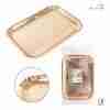 Dc Casa Vassoio Rettang. Oro 21x28cm 3pz