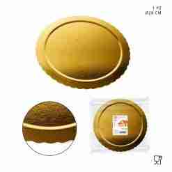 Dc Casa Sottotorta Rotondo Oro 28cm