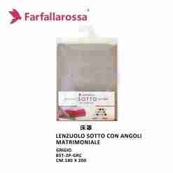 Lenzuolo Sotto 2p Con Angoli Tortora