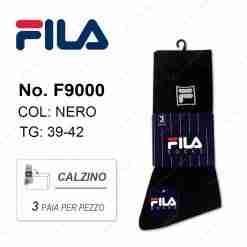 Fila F9000 Tris Calze Spugna Col.Nero Tg.39-42