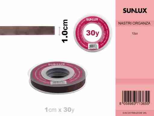 Nastro Organza Marrone 1cm*30y