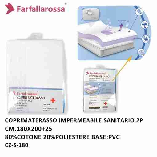 Coprimaterasso Sanitario 2p Cm.180x200