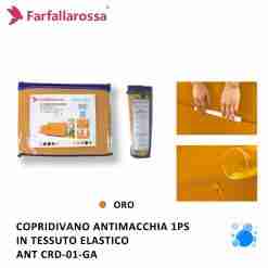 Farfallarossa Copridivano 1ps Oro Antimacchia