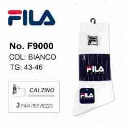 Fila F9000 Tris Calze Spugna Col.Bianco Tg.43-46